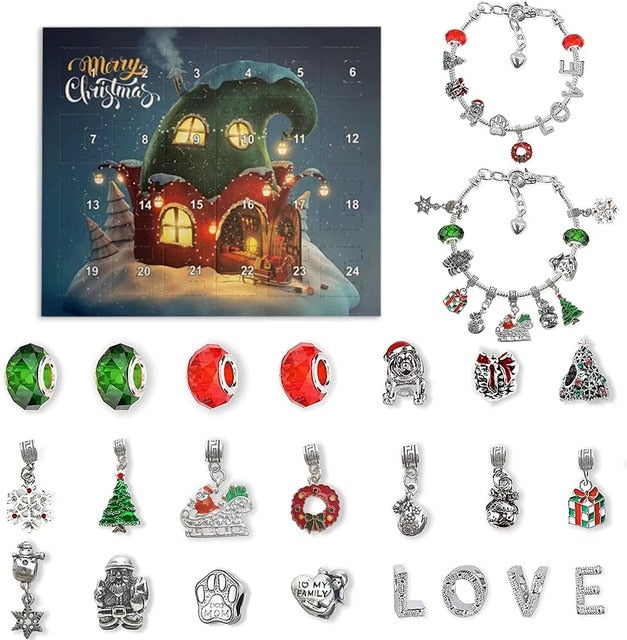 Christmas Countdown Calendar Bracelets - Emporium WRJJ