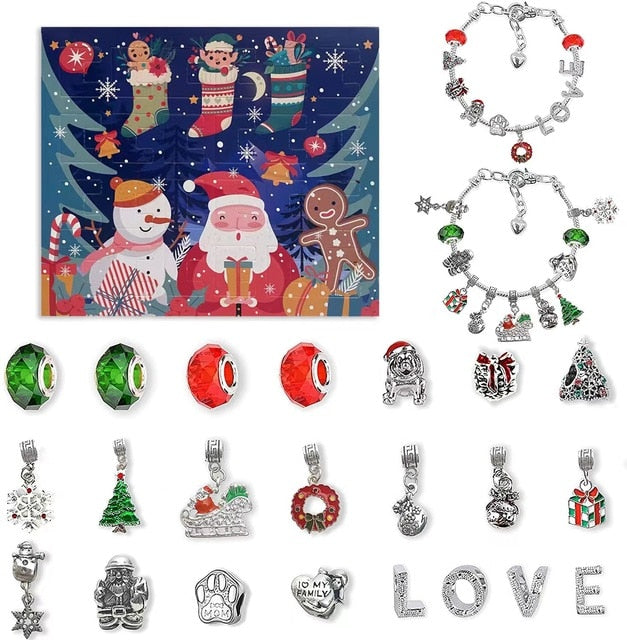 Christmas Countdown Calendar Bracelets - Emporium WRJJ