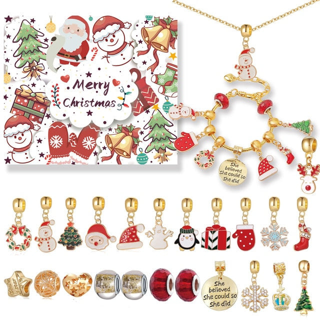 Christmas Countdown Calendar Bracelets - Emporium WRJJ