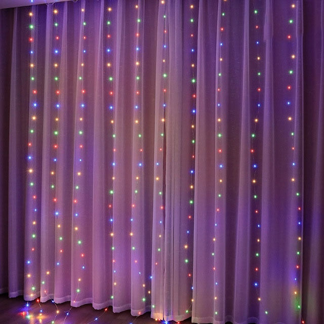 Christmas Curtain Lights - Emporium WRJJ