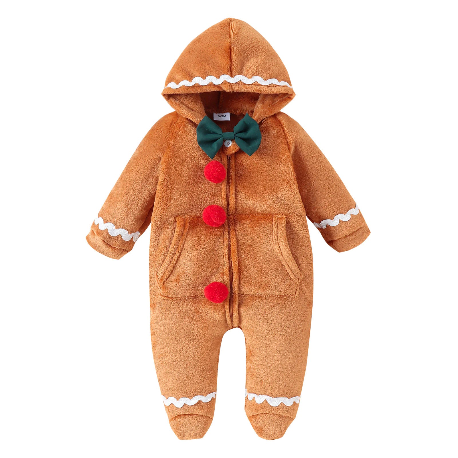 Christmas Gingerbread Baby Romper - Emporium WRJJ