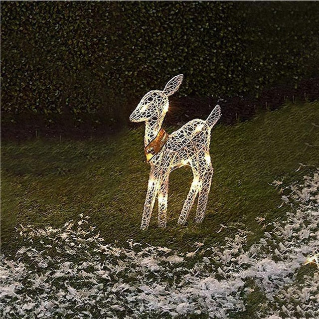 Christmas Iron Deer LED Light - Emporium WRJJ