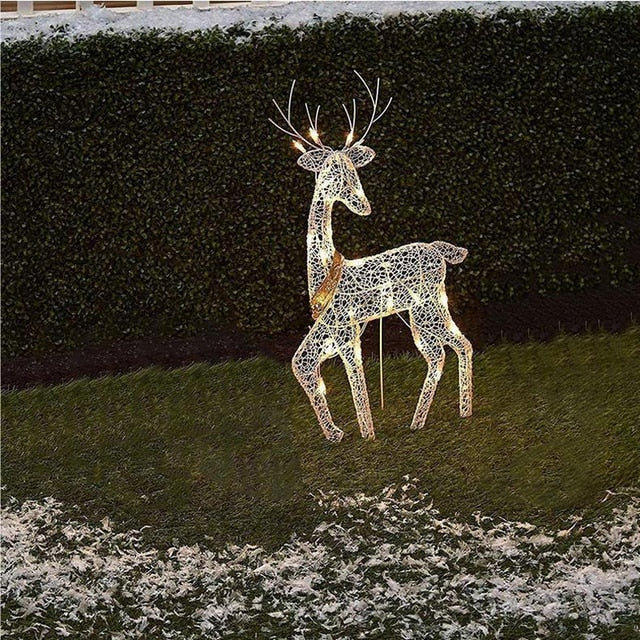 Christmas Iron Deer LED Light - Emporium WRJJ