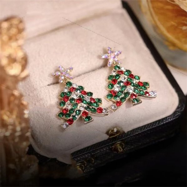 Christmas Tree Earrings - Emporium WRJJ