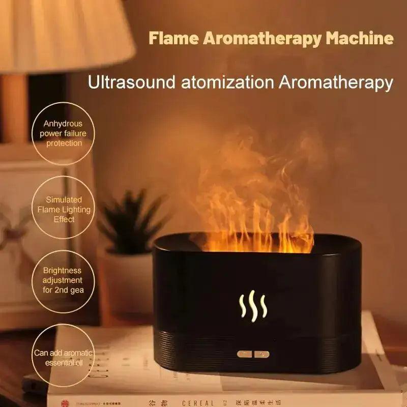 Colourful Flame Ultrasonic Air Humidifier - Emporium WRJJ