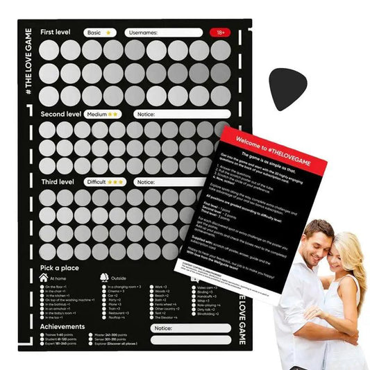 Couples Scratch Off Poster - Emporium WRJJ