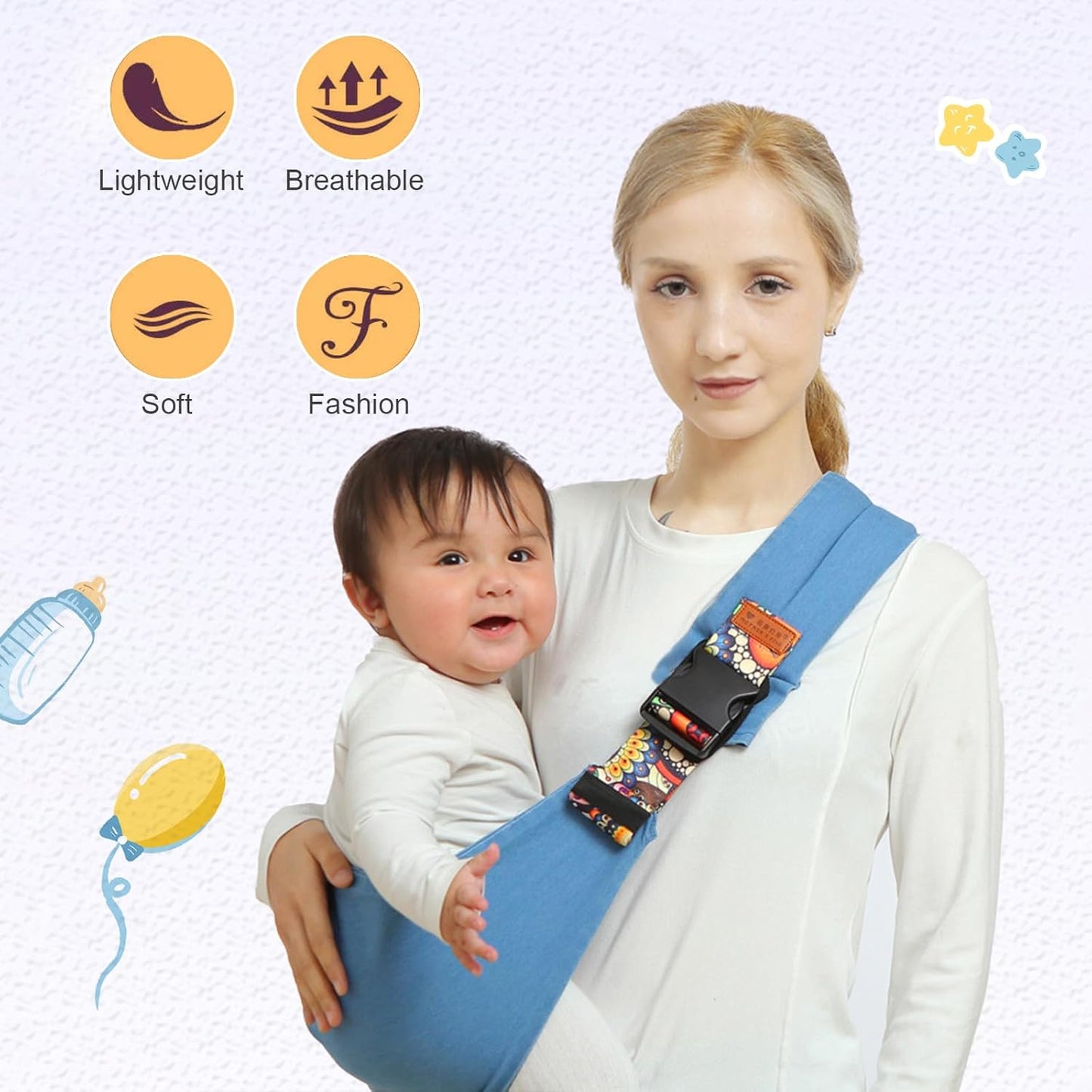 Crossbody Baby Sling Carrier - Emporium WRJJ