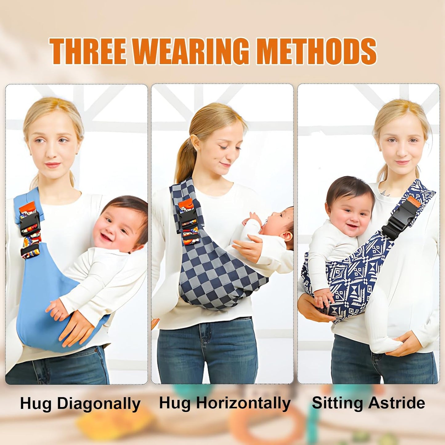 Crossbody Baby Sling Carrier - Emporium WRJJ