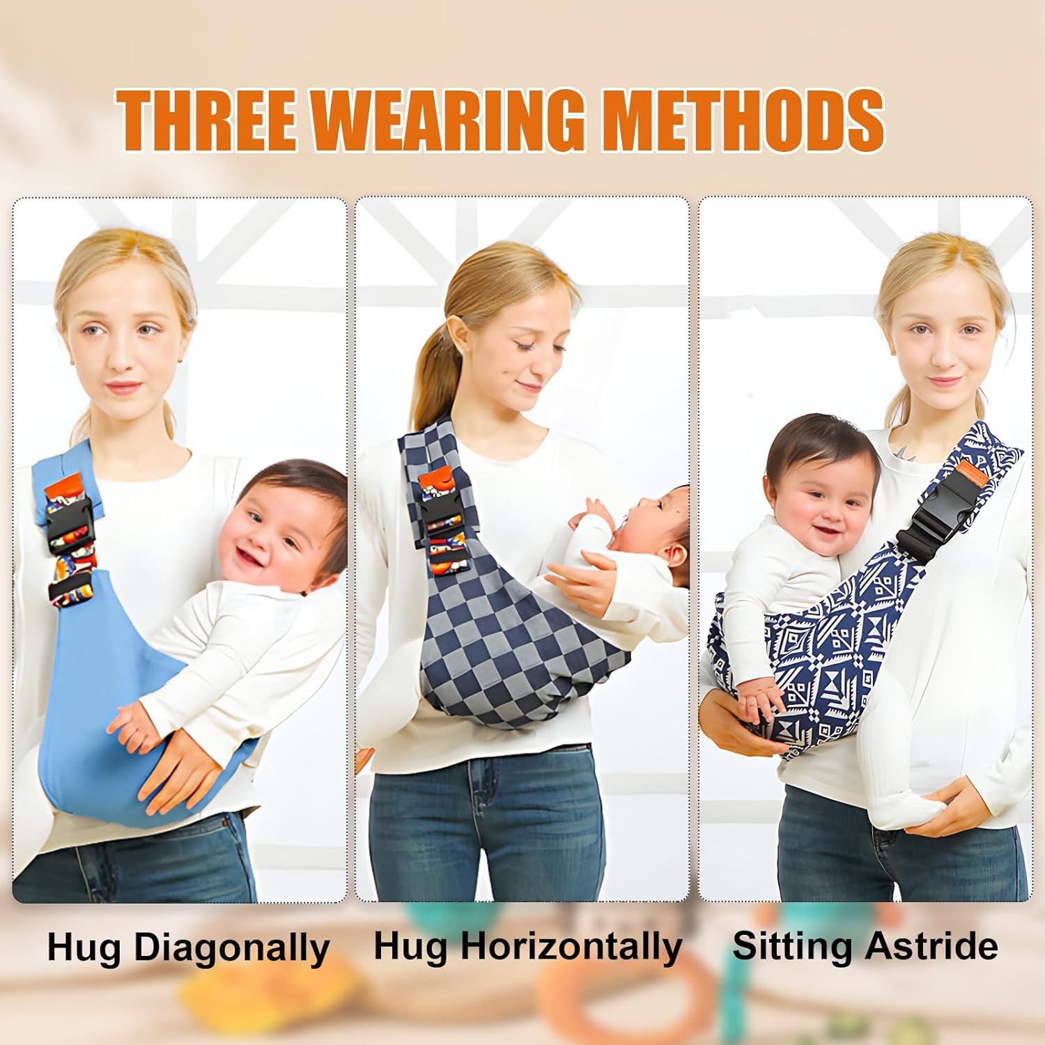 Crossbody Baby Sling Carrier - Emporium WRJJ