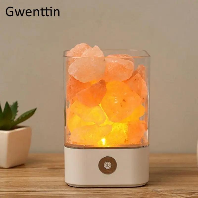 Crystal Natural Himalayan Salt Lamp - Emporium WRJJ