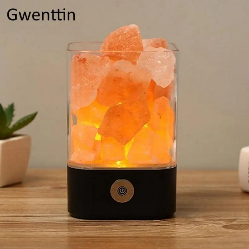 Crystal Natural Himalayan Salt Lamp - Emporium WRJJ