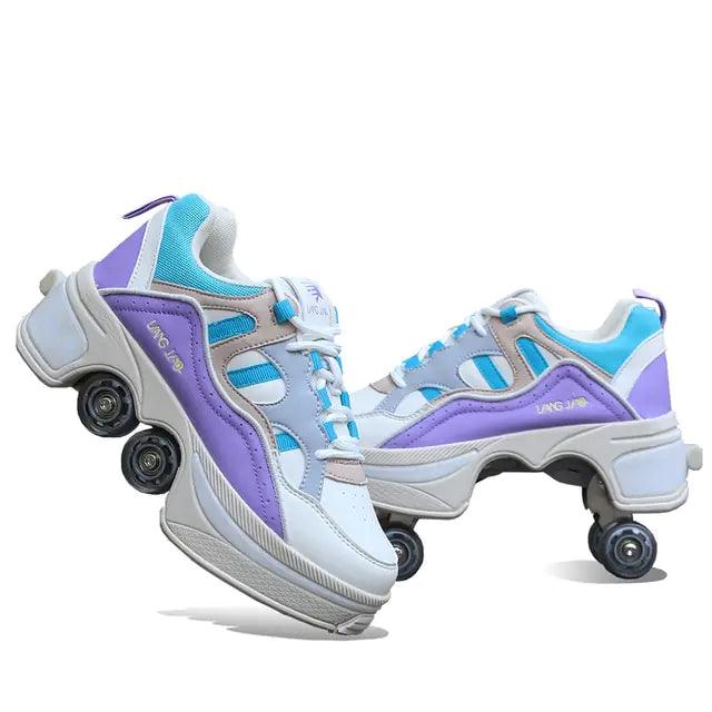 Deformation Retractable Roller Skate Shoes - Emporium WRJJ