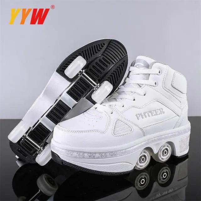 Deformation Retractable Roller Skate Shoes - Emporium WRJJ