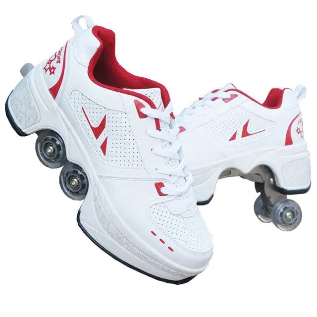 Deformation Retractable Roller Skate Shoes - Emporium WRJJ