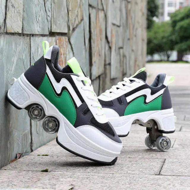 Deformation Retractable Roller Skate Shoes - Emporium WRJJ