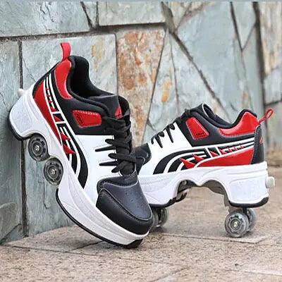 Deformation Retractable Roller Skate Shoes - Emporium WRJJ