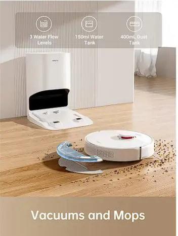 Dreame D10 Plus Robot Vacuum and Mop with Self-Emptying Base - Emporium WRJJ