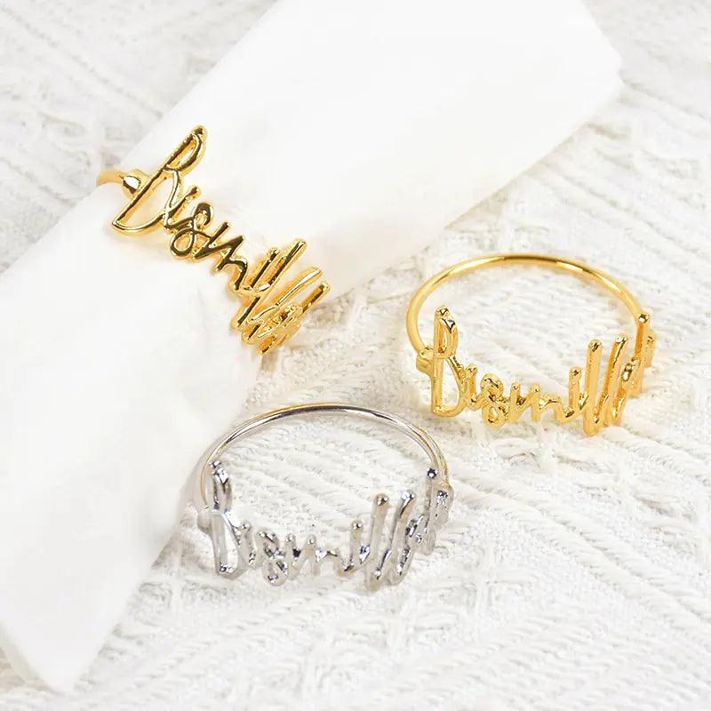 Eid Mubarak Muslim Napkin Rings - Emporium WRJJ