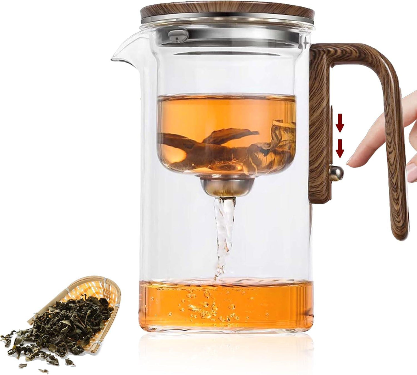 Enchanti Brew Glass Teapot - Emporium WRJJ