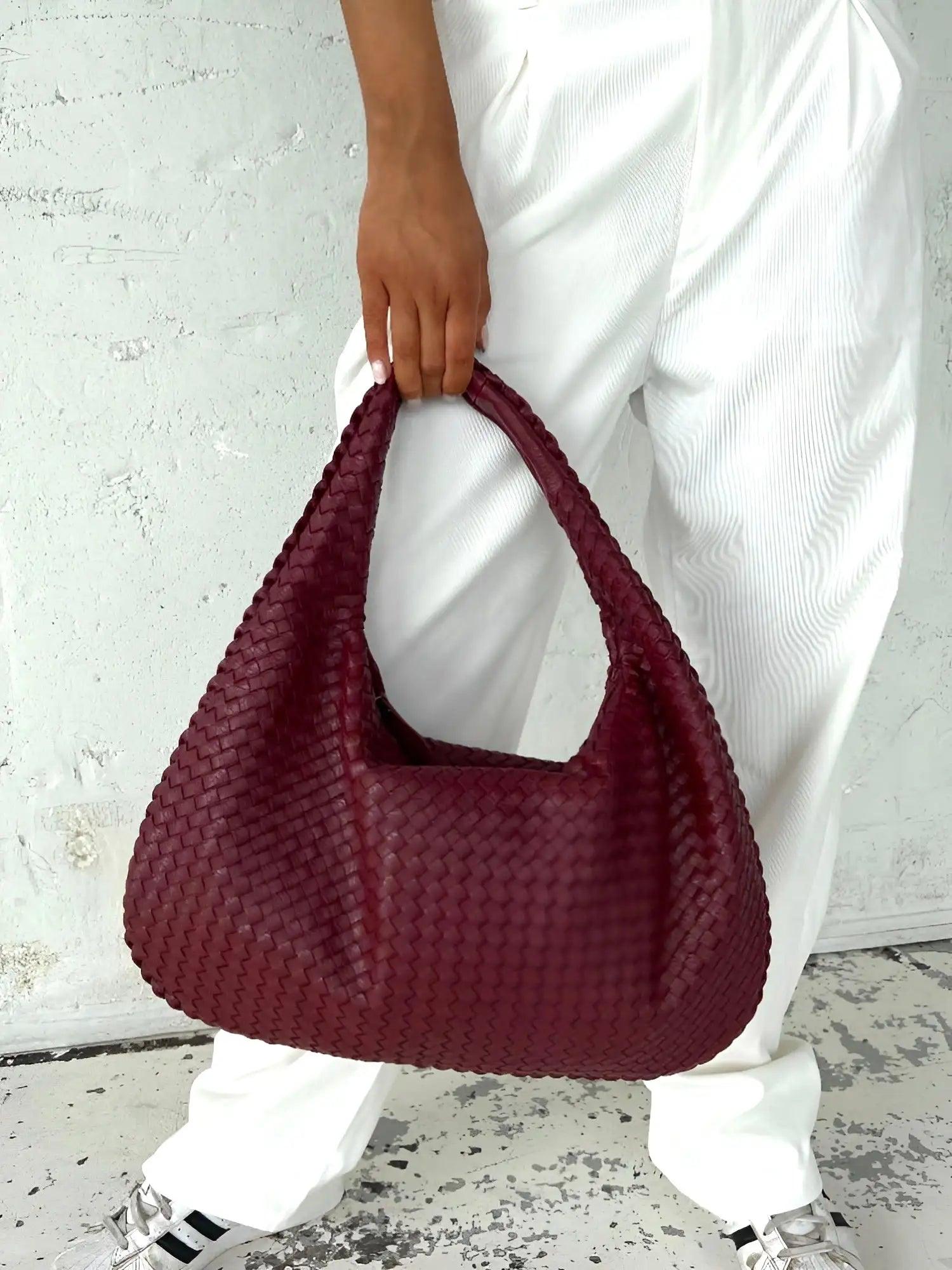 Fashion Woven Shoulder Bag - Emporium WRJJ