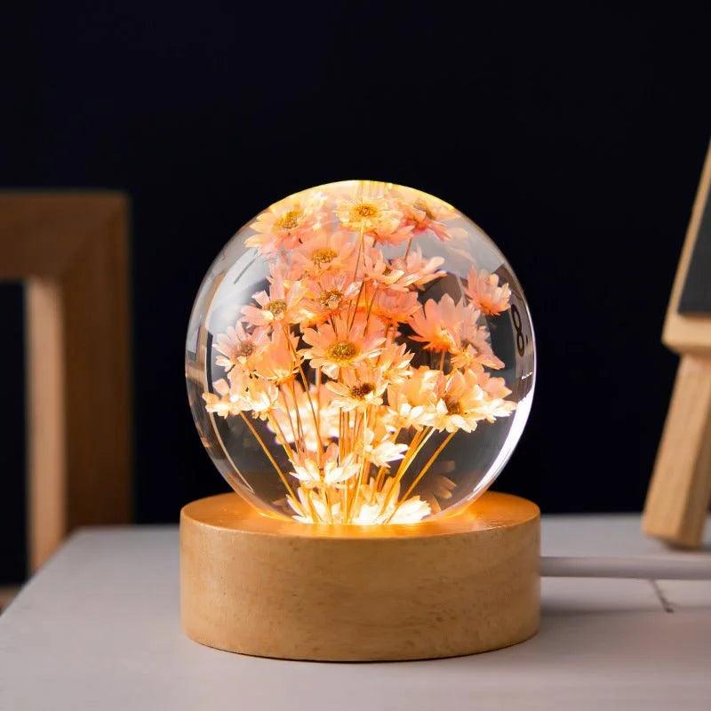 Flower Crystal LED Night Light - Emporium WRJJ