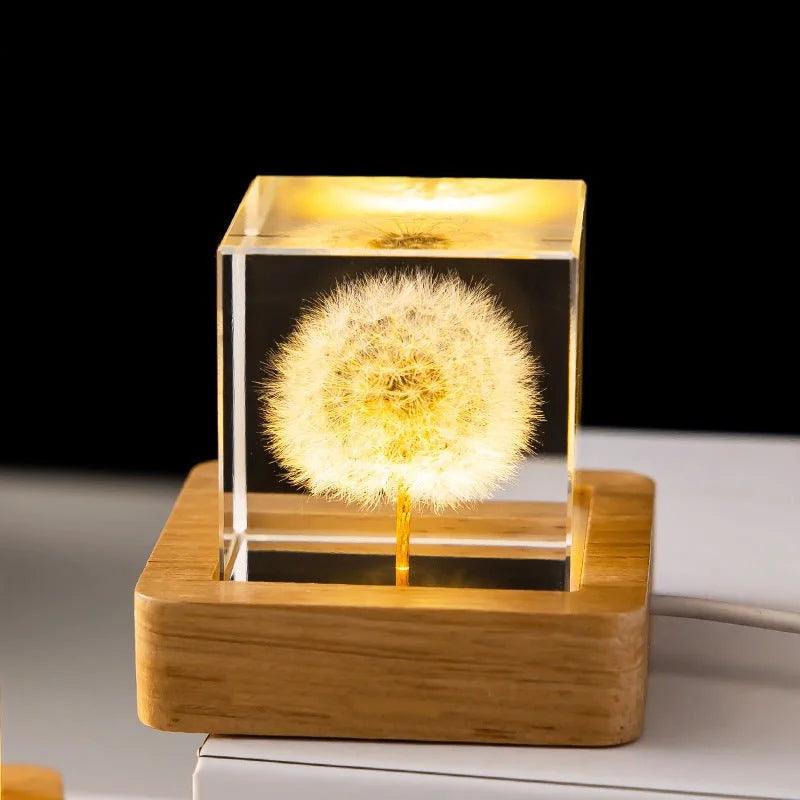 Flower Crystal LED Night Light - Emporium WRJJ