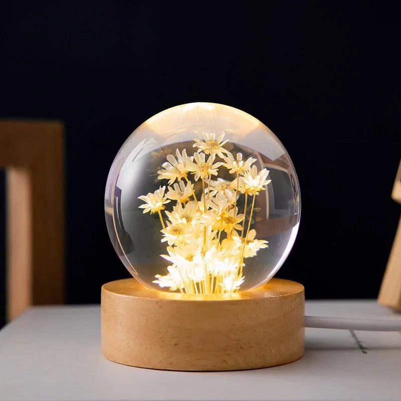 Flower Crystal LED Night Light - Emporium WRJJ