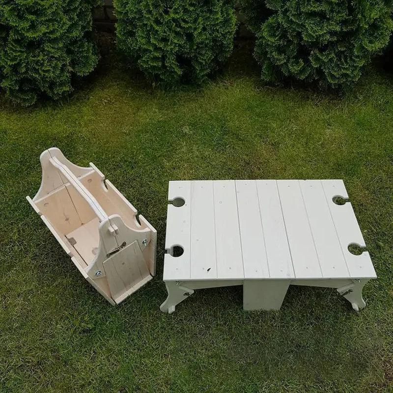 Folding Picnic Basket / Table - Emporium WRJJ