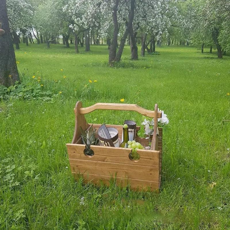 Folding Picnic Basket / Table - Emporium WRJJ