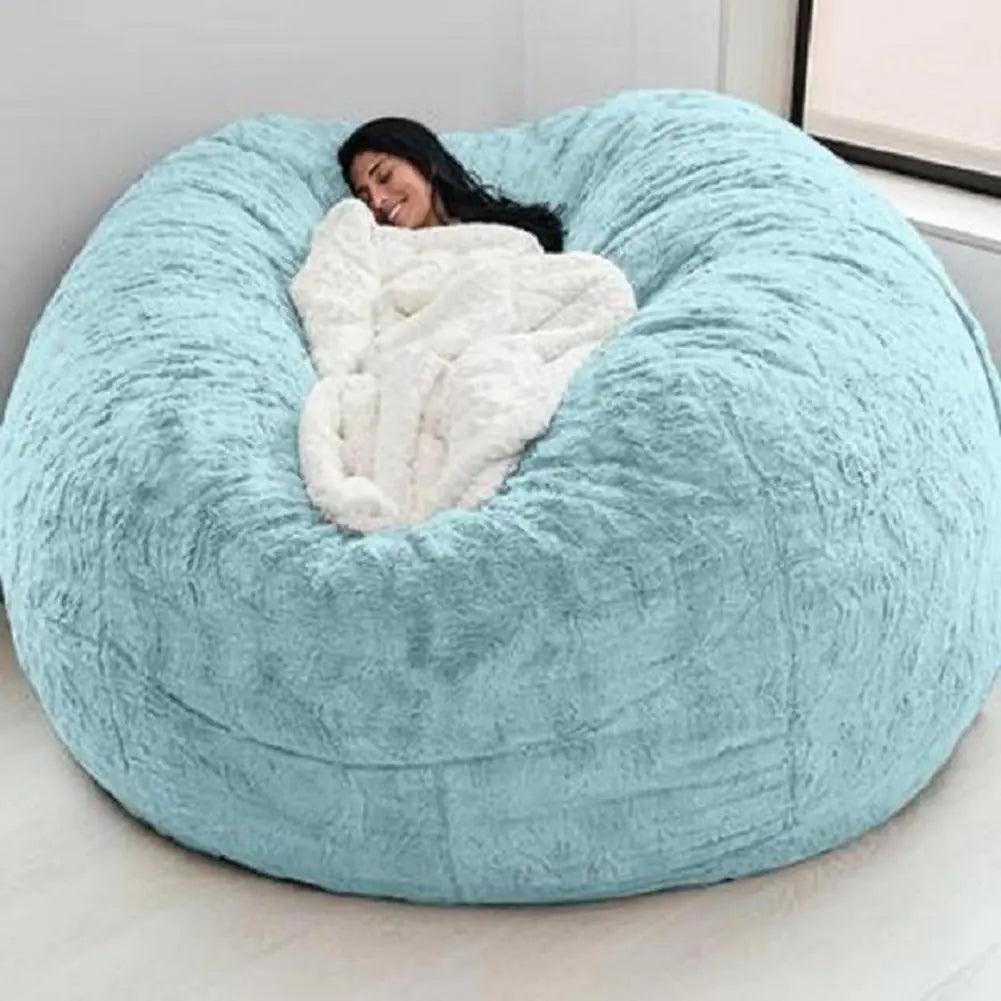 Giant Fluffy Fur Bean Bag - Emporium WRJJ