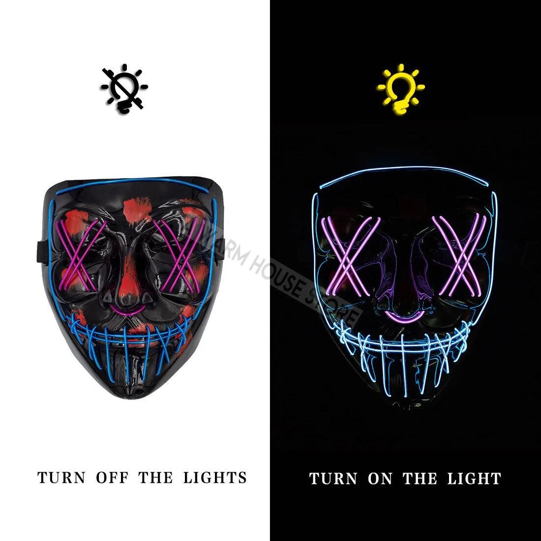 Halloween LED Mask - Emporium WRJJ