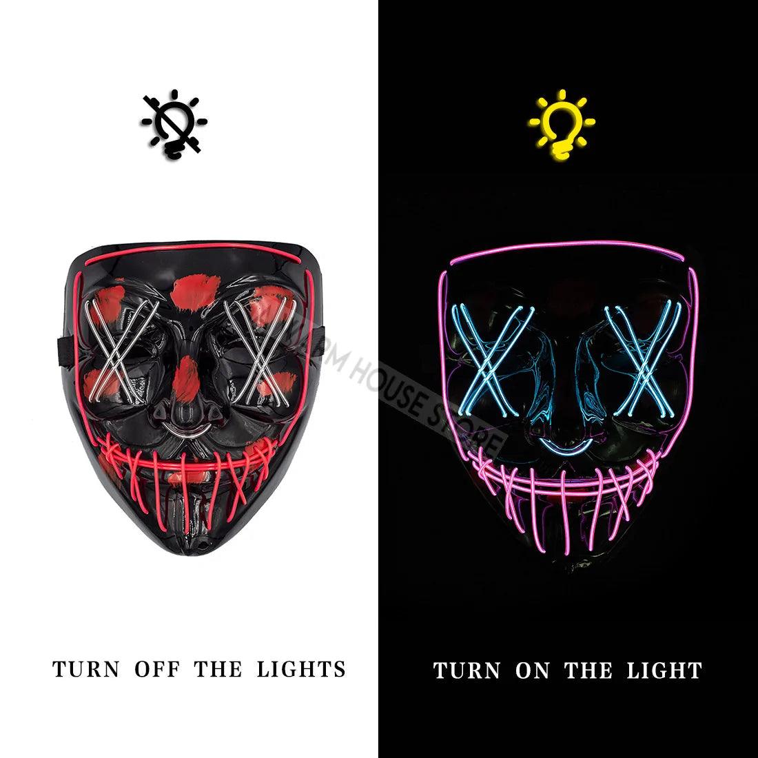 Halloween LED Mask - Emporium WRJJ