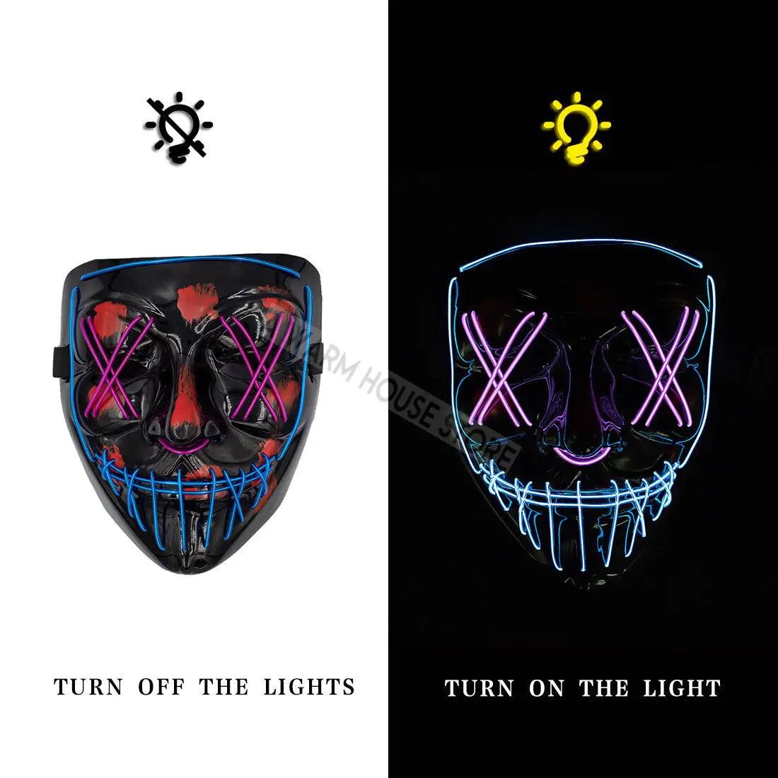 Halloween LED Mask - Emporium WRJJ