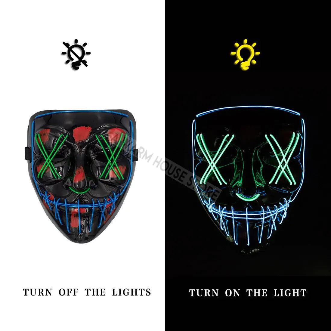 Halloween LED Mask - Emporium WRJJ