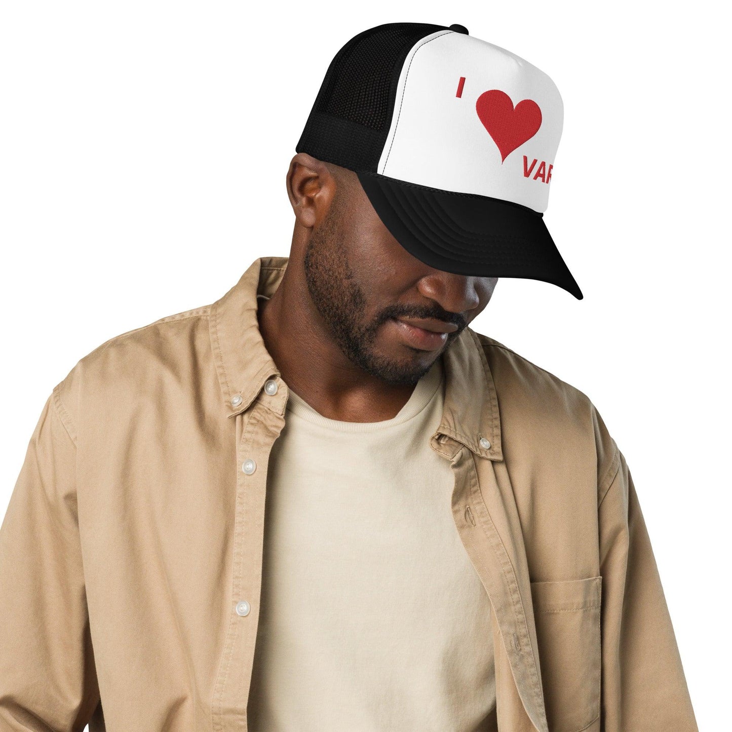 "I Love VAR" Foam trucker hat - Emporium WRJJ