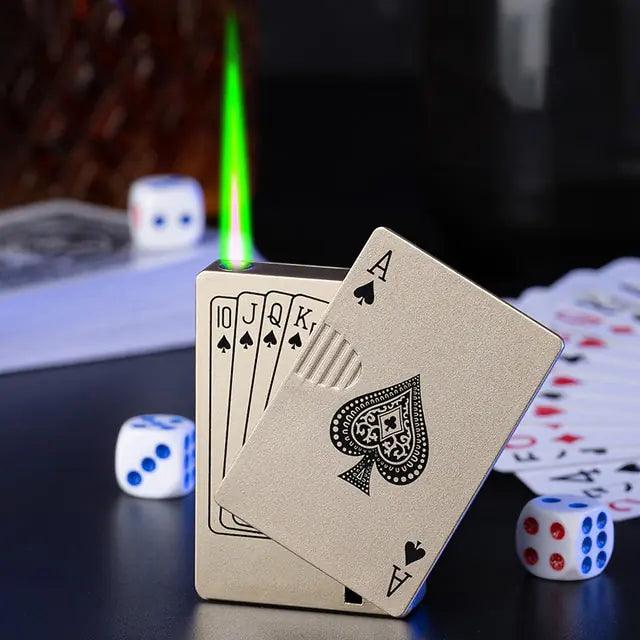 Jet Flame Ace Card Lighter - Emporium WRJJ