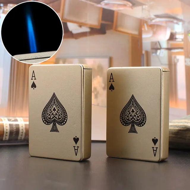 Jet Flame Ace Card Lighter - Emporium WRJJ