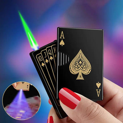 Jet Flame Ace Card Lighter - Emporium WRJJ