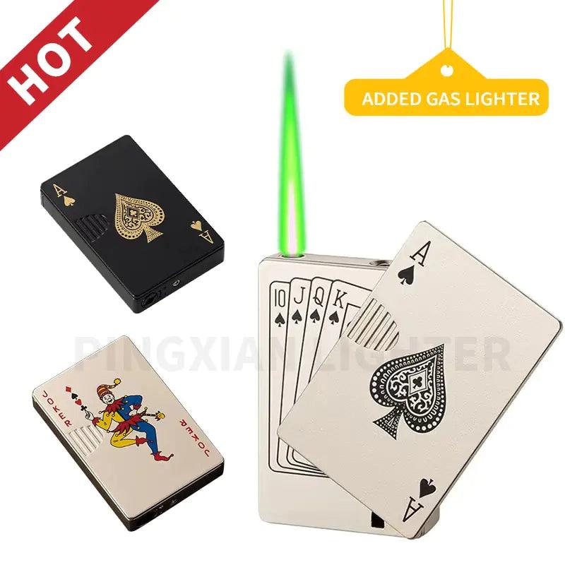 Jet Flame Ace Card Lighter - Emporium WRJJ