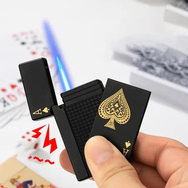 Jet Flame Ace Card Lighter - Emporium WRJJ