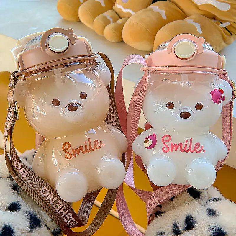 Kawaii Bear Water Bottle - Emporium WRJJ