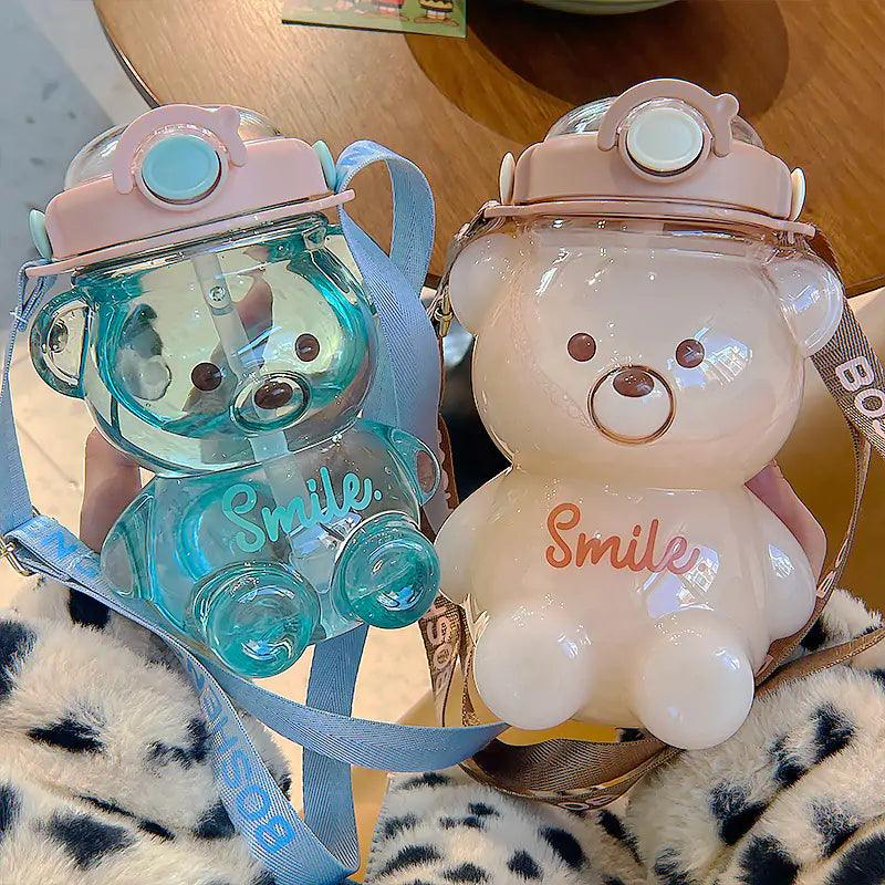 Kawaii Bear Water Bottle - Emporium WRJJ