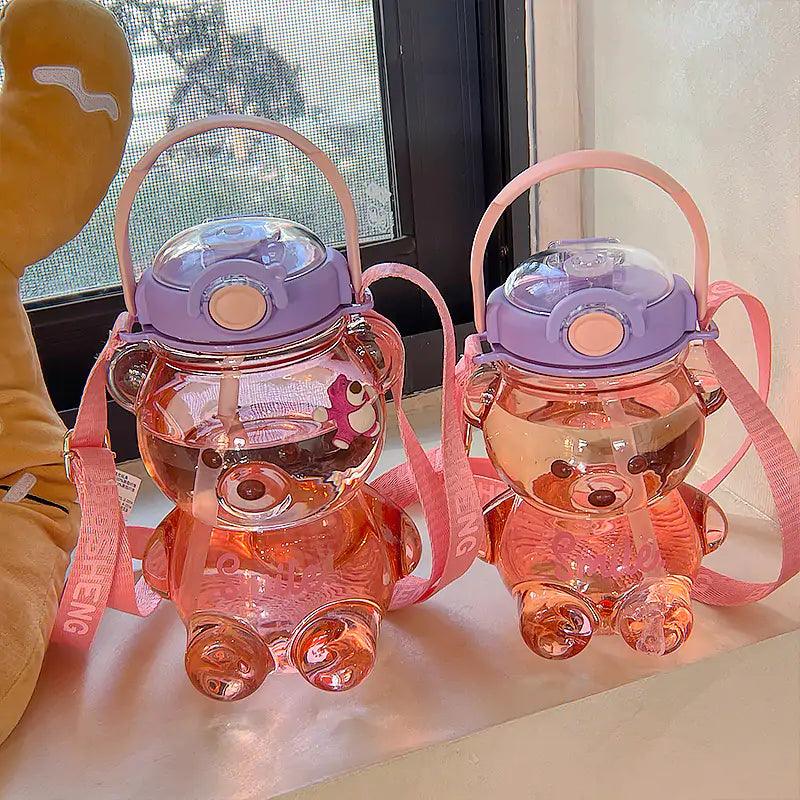 Kawaii Bear Water Bottle - Emporium WRJJ