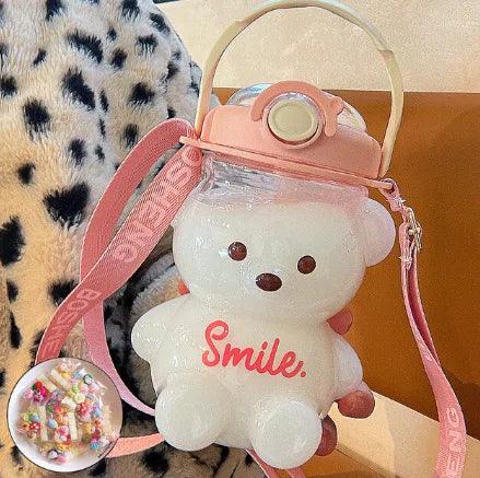 Kawaii Bear Water Bottle - Emporium WRJJ