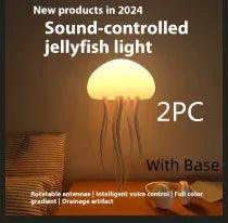 LED Jellyfish Mood Lamp - Smart Bedside Light - Emporium WRJJ