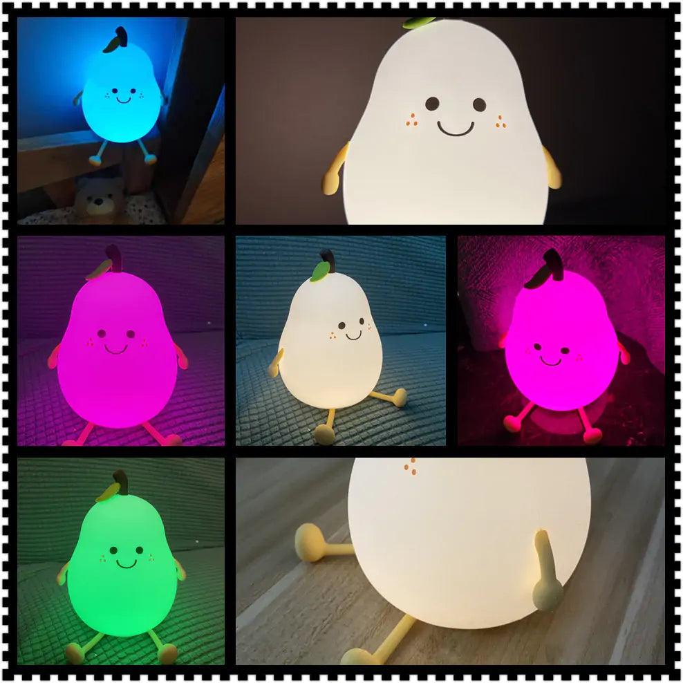 LED Pear Night Light - Emporium WRJJ