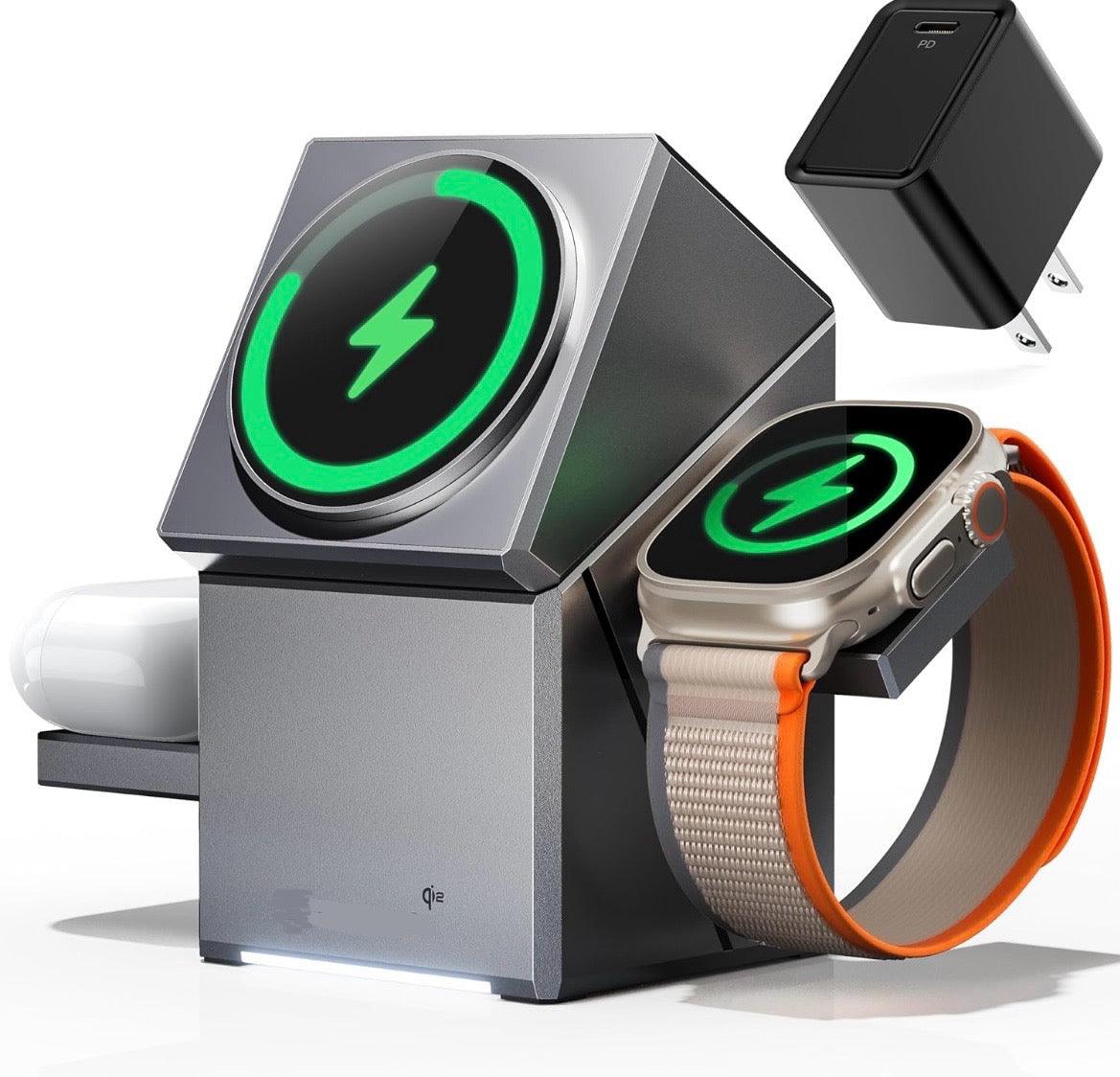 Magnetic Touch Rotating Wireless Charger - Emporium WRJJ