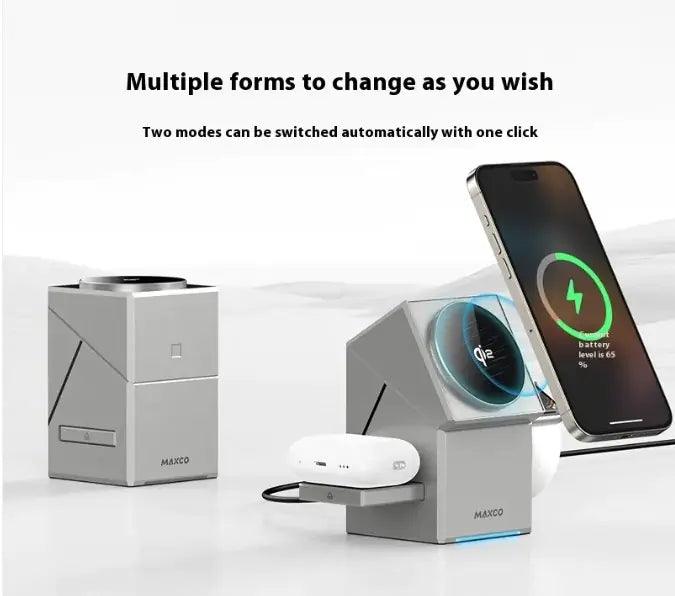 Magnetic Touch Rotating Wireless Charger - Emporium WRJJ