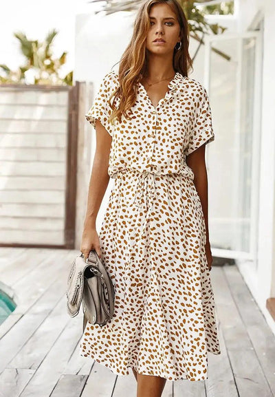 Maya Polka Dot Dress - Emporium WRJJ