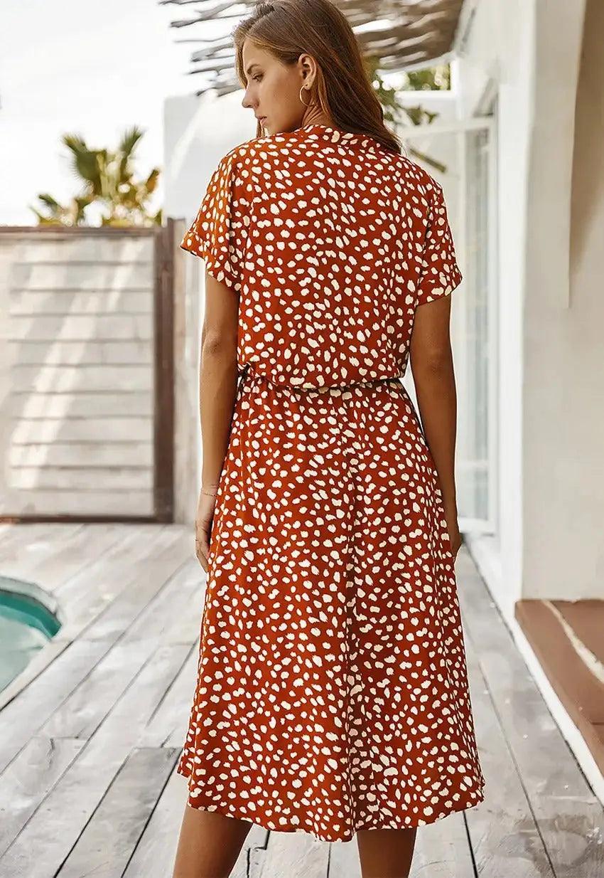 Maya Polka Dot Dress - Emporium WRJJ